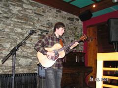 Gareth Pearson&nbsp;&nbsp;At Mc Grorys bar